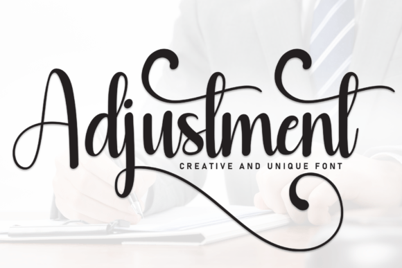 Adjustment: A Magical Handwritten Font