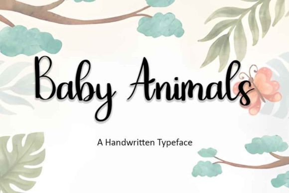 Baby Animals Font Review