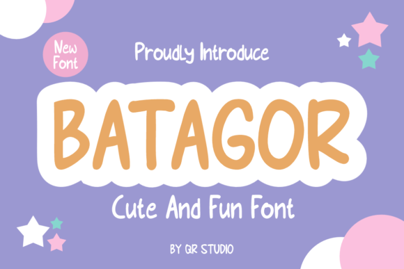 Batagor: A Bold Font for Creative Projects