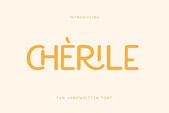 Cherile: A Playful Script Font