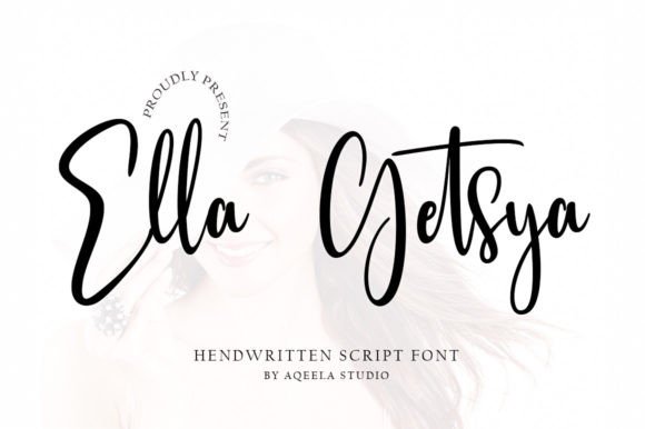 Ella Getsya Font: Elegant Script for Creative Makers