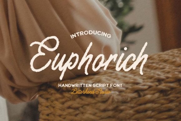 Euphorich Font: Handwritten Elegance for Editorial Design