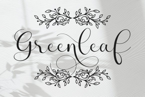 Greenleaf: A Script Font for Elegant Design