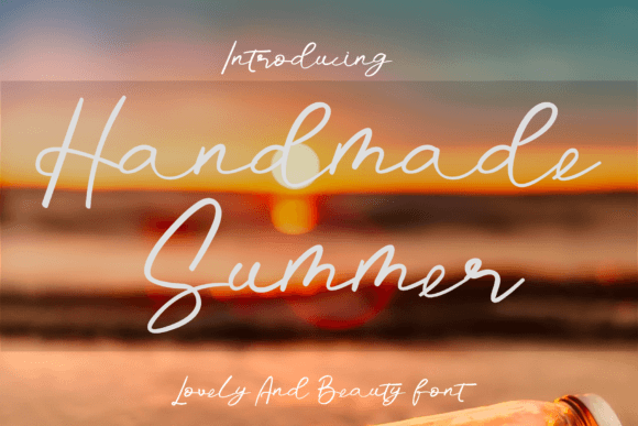 Handmade Summer Font for Creative Campaigns