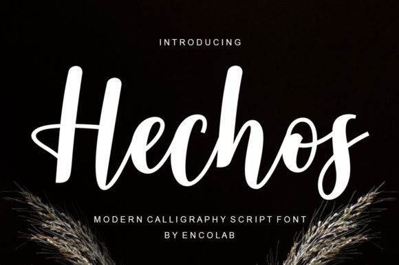 Hechos Font: Elegant Script for Craft Projects