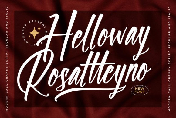Helloway Rosaltteyno – Elegant Script Font