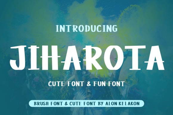 Jiharota: A Handwritten Font for Elegant Design