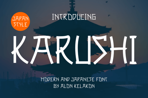 Karushi Font: Japanese-Inspired Script for Web Design