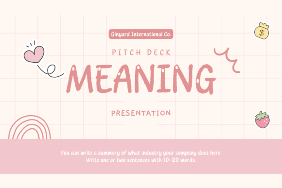 Meaning: A Script Font for Web Design