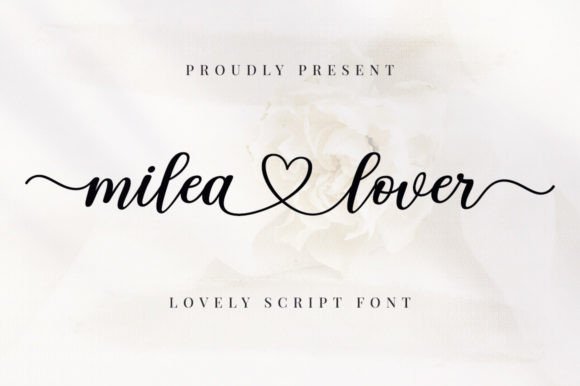 Milea Lover Font: Elegant Script for Creative Projects