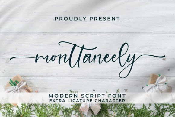 Monttaneely: A Font for Elegant Branding