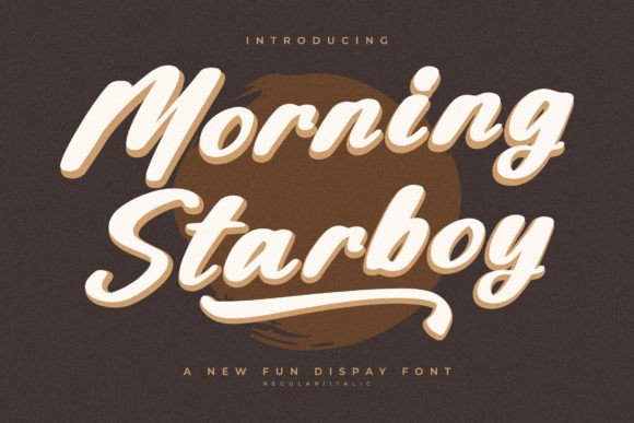 Morning Starboy: A Classy Handwritten Font