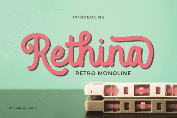 Rethina: A Vintage Script Font