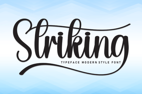 Striking: A Handwritten Font for Creative Projects