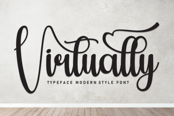 Virtually: A Sweet Display Font