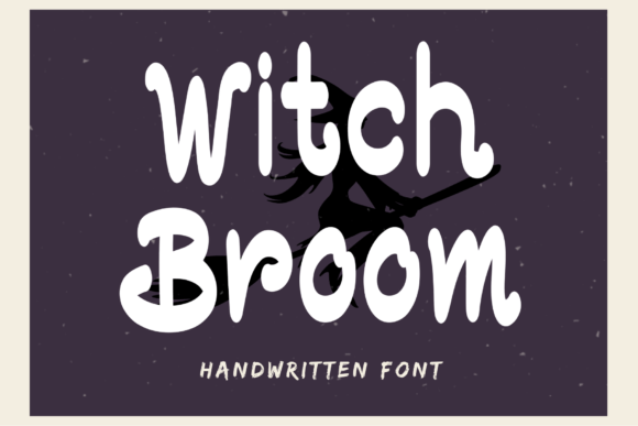 Witch Broom Font for Halloween Campaigns