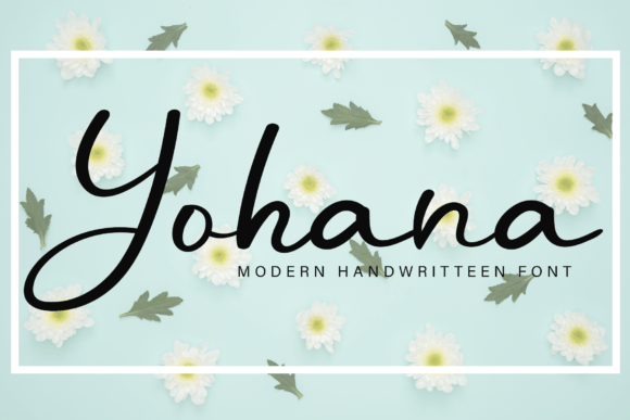 Yohana: A Handwritten Font for Creative Makers