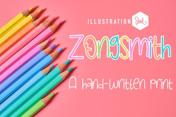 Zong Smith: A Handwritten Font for Creative Makers